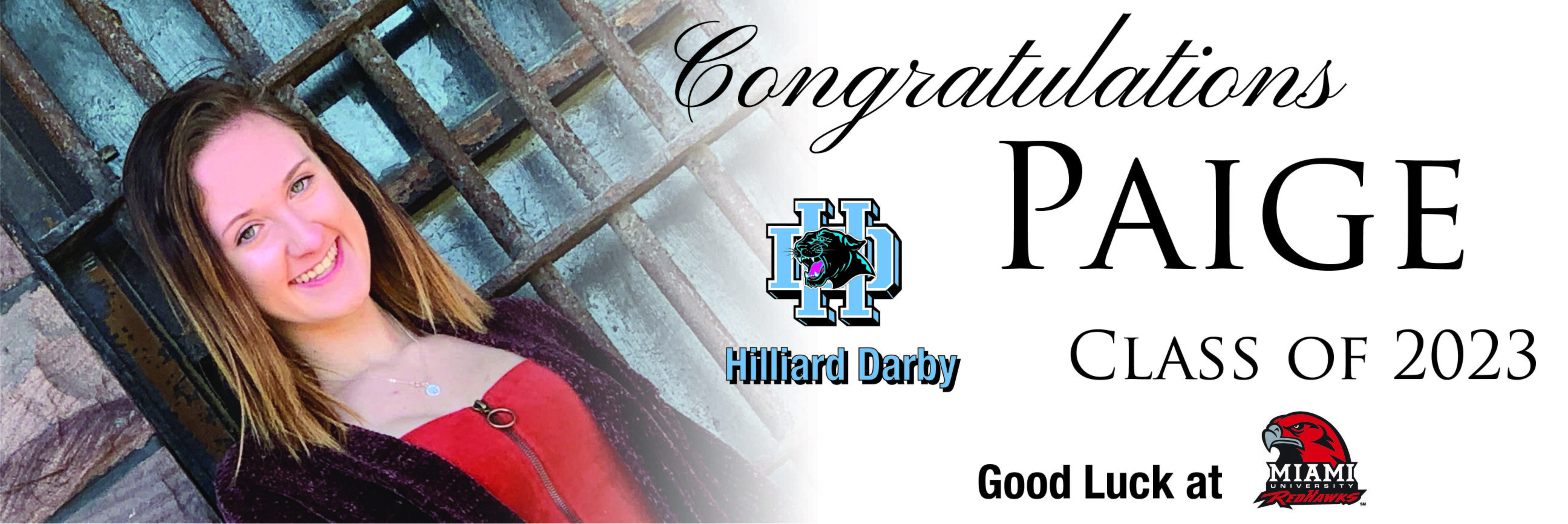 Get Your Graduation Hilliard Darby High School Banners Online 2