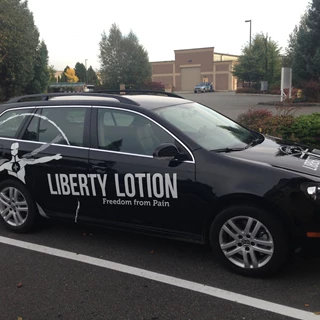  - Vehicle Graphics - Partial Wrap - Liberty Lotion